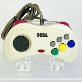 Sega Saturn Official Controller White HSS-0101 Authentic Original Game Pad
