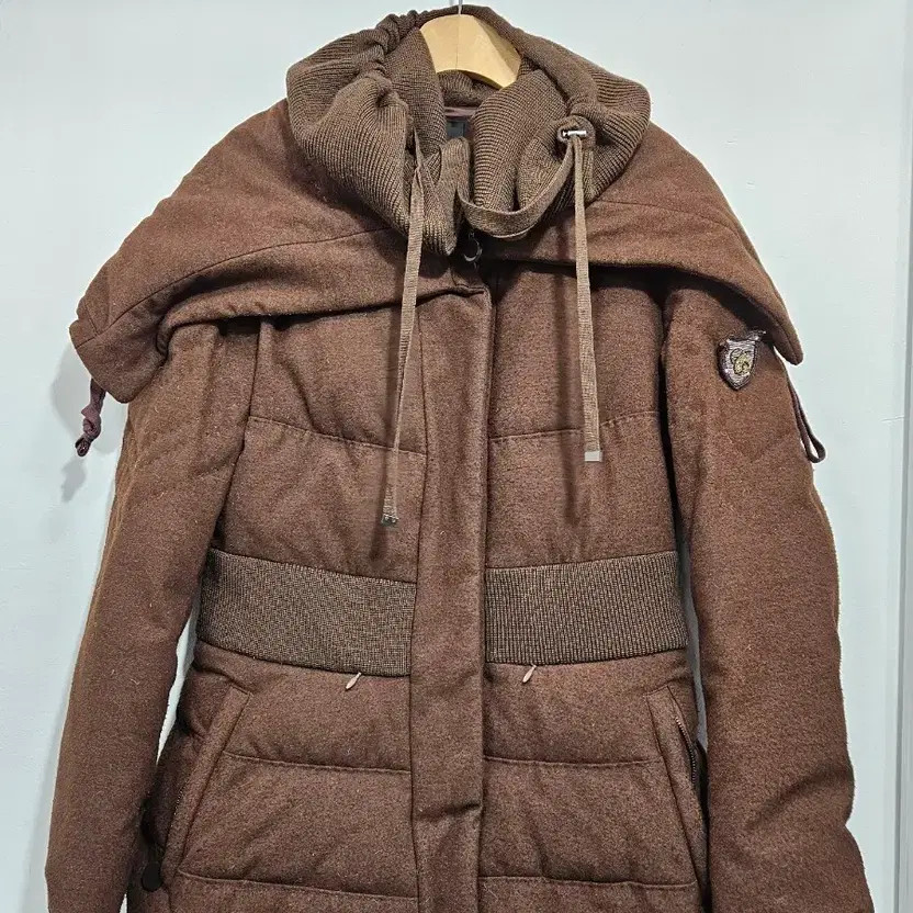 TIME Postmodern Brown Down Padding Coat Womens Ou… - image 8
