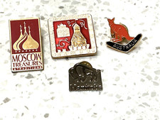4 Lapel/Hat Pins - Russia, Manitoba Canada, Australia 