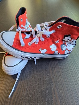 Size 4M-6W Peanuts x Converse Chuck Taylor All Star High Snoopy & Friends No Box