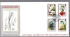 (C102)  FALKLAND ISLANDS CHRISTMAS FLOWERS 2003 FDC