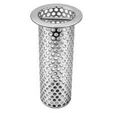 Floor Drain Strainer Commercial, 6in Tall 2in Diameter with Carry Handle 316 ...