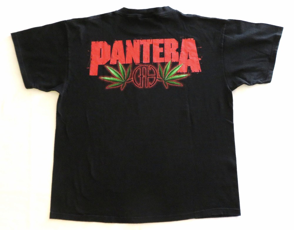 Pantera Vintage T Shirt 1990's Tour Concert Pot Leaf Skull Cowboys