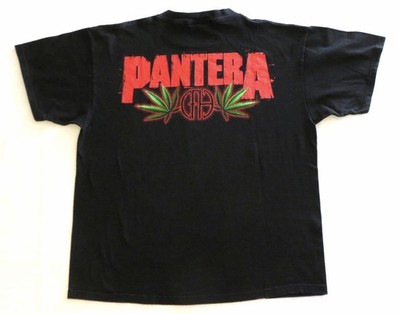 Pantera Vintage T Shirt 1990's Tour Concert Pot Leaf Skull Cowboys