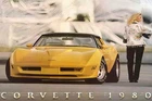1980 Corvette Muscle Car up to 12 x 18 Tin sign ALL METAL Vintage Advertising