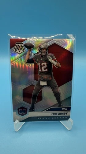 2021 Panini Mosaic Variations NFC Tom Brady #201 Silver Prizm