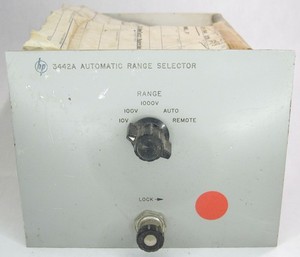 Hewlett-Packard HP Vintage Automatic Range Selector Unit Model 3442A Surplus