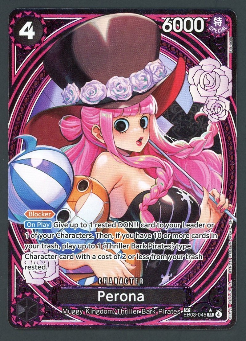 NM/M Perona (SP) Heroines Edition EB03-045 EN One Piece Card B17