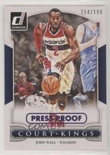 2014-15 Panini Donruss Court Kings Press Proof Purple 114/199 John Wall #44 0x3x