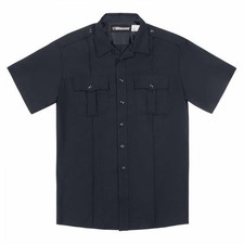 BLAUER 8460 MENS SHORT SLEEVE SHIRT, WOOL BLEND, DARK NAVY