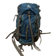 GREGORY DEVA 60 Hiking Backpack - 60L - Blue/Green - Used - Japan