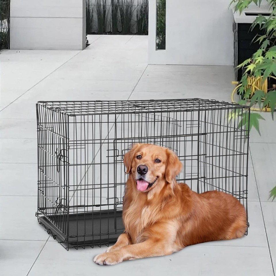 Curated visual reference: Gallery Detail: Xxl Large Dog Crate Kennel Extra Huge Folding Pet Wire
