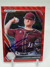 2021 Panini Prizm Draft Picks Baseball SIGNED RC Hayden Juenger PDP182