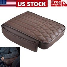 Car Center Console Cover With 2 Storage Bags Universal Car Armrest Cover Cushion