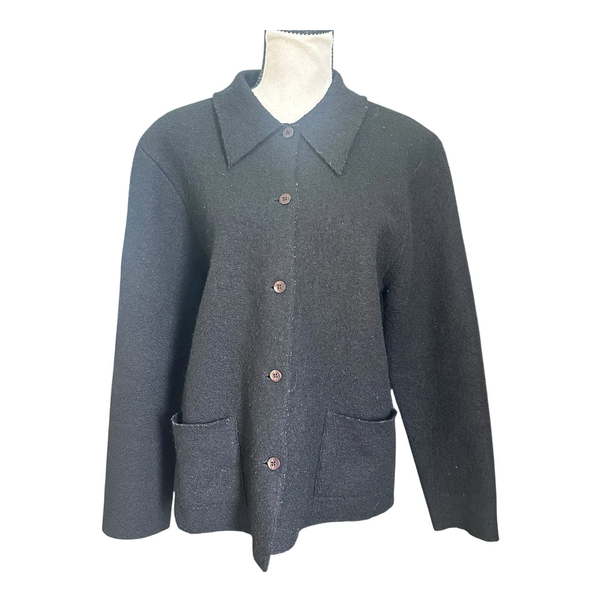 White 1980s 100% Wool Vintage Coats, Jackets & Vests for Women for 