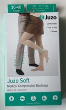 JUZO Soft Medical COMPRESSION STOCKINGS 2002 AD II SHORT 30-40mmHG OT Beige