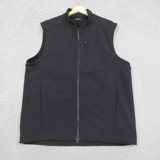 Condor Core Soft Shell Vest Mens Large Black Tactical Fleece Lined Outdoor