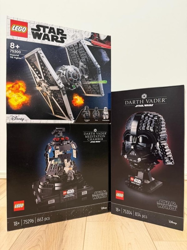 Unopened LEGO Star Wars Darth Vader Helmet and 2  Items