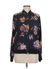 Collective Concepts Women Black Long Sleeve Blouse M