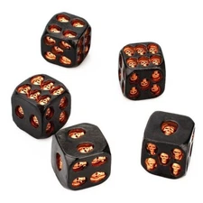 1pcs Polyhedral Black Skull Dice funny Game Dice For Dungeons New 6 Sided Dice