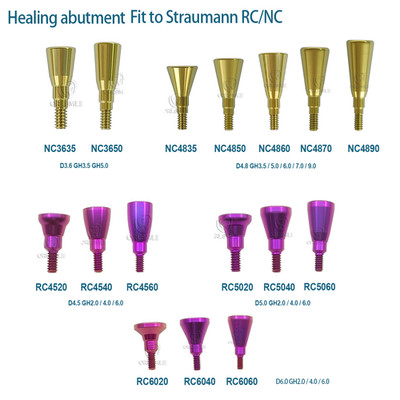 Healing abutment healing cap fit to Straumann RC/NC