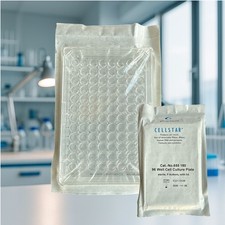 Greiner Bio-One 655180 96-Well Cell Culture Plates F-Bottom Sterile - Pack of 10