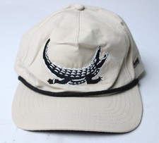 Chomp Unisex Adult 5-Panel Gator Belly Snapback Rope Cap CL8 Beige One Size