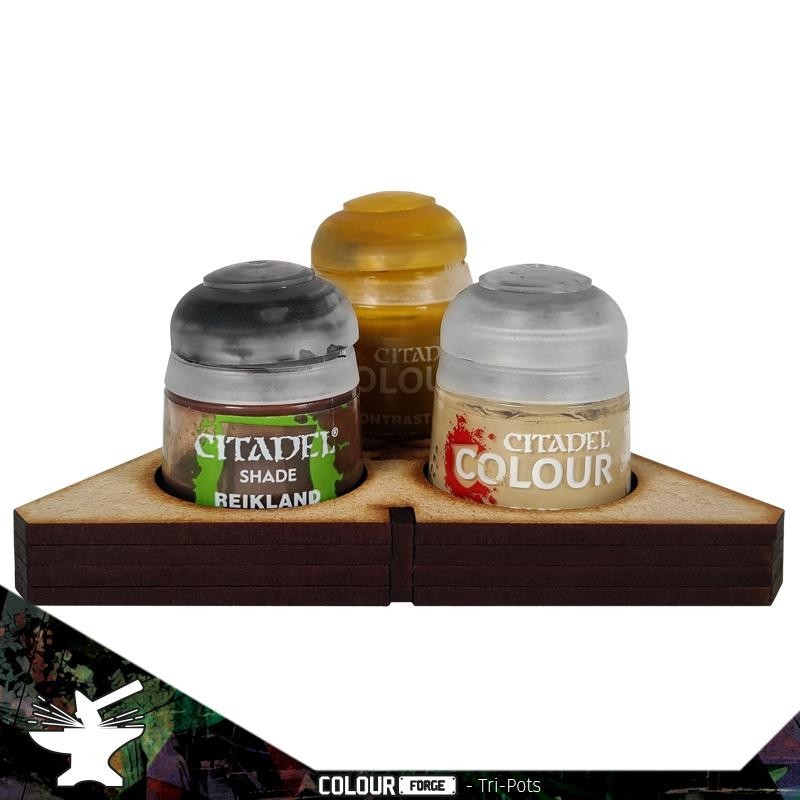 Tri-Pots - Brand New - MDF Accessories - Colour Forge