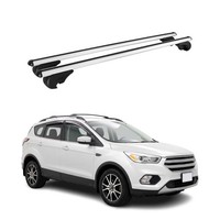 DachträGer GrundträGer FüR Ford Kuga II 2012-2019 TÜV Aluminium Silber 2Tlg