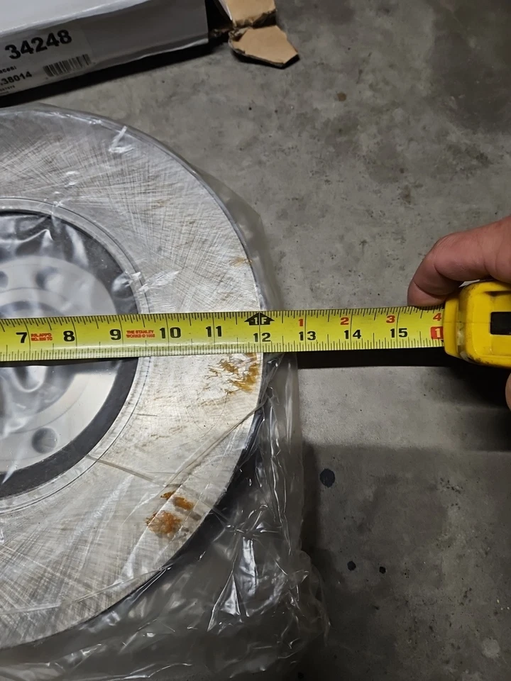 NUEVO Rotor de freno de disco ViPAR 34248 para 99-09 Astra Zafira 12" (1) Foto 3 de 4