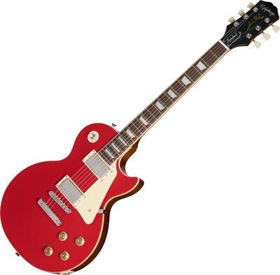 Epiphone Les Paul Standard 50s Cardinal Red Mahagoni E-Gitarre Probucker Gigbag