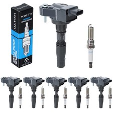 Set of 6 UF830 Ignition Coil Pack and Iridium Spark Plugs LNAR7AIX Compatible...
