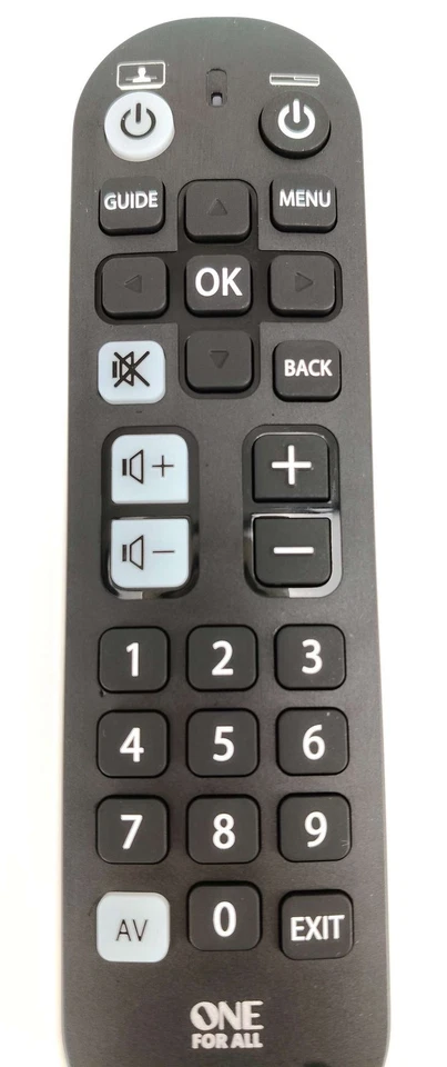 Mando a distancia universal One For All URC6820 negro - Imagen 3 de 4