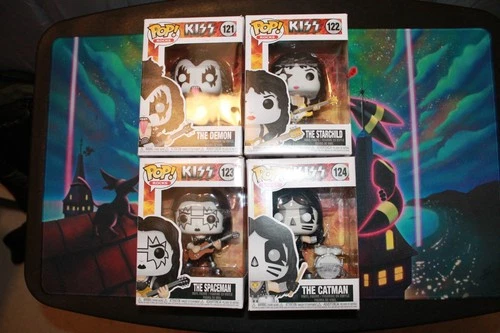 Funko Pop! Rocks - KISS Full Set Of 4 (GRAIL / VALUTED)