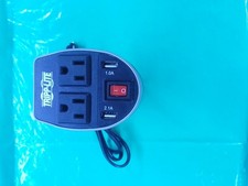 Tripp Lite PV200CUSB 200W Car Power Inverter w/ 2 Outlets 2 USB Charging Ports