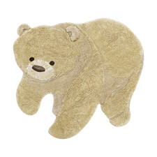 Color: Bear Lorena Canals-Animal Washable Rug 2464