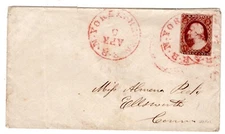 #11A New York NY & New Haven CT Railroad AGT to Ellsworth CT