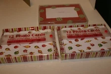 2 TREE FREE GREETINGS  Photo Picture Frame Greeting Cards +DESIGN PHOTO PIC.CARD