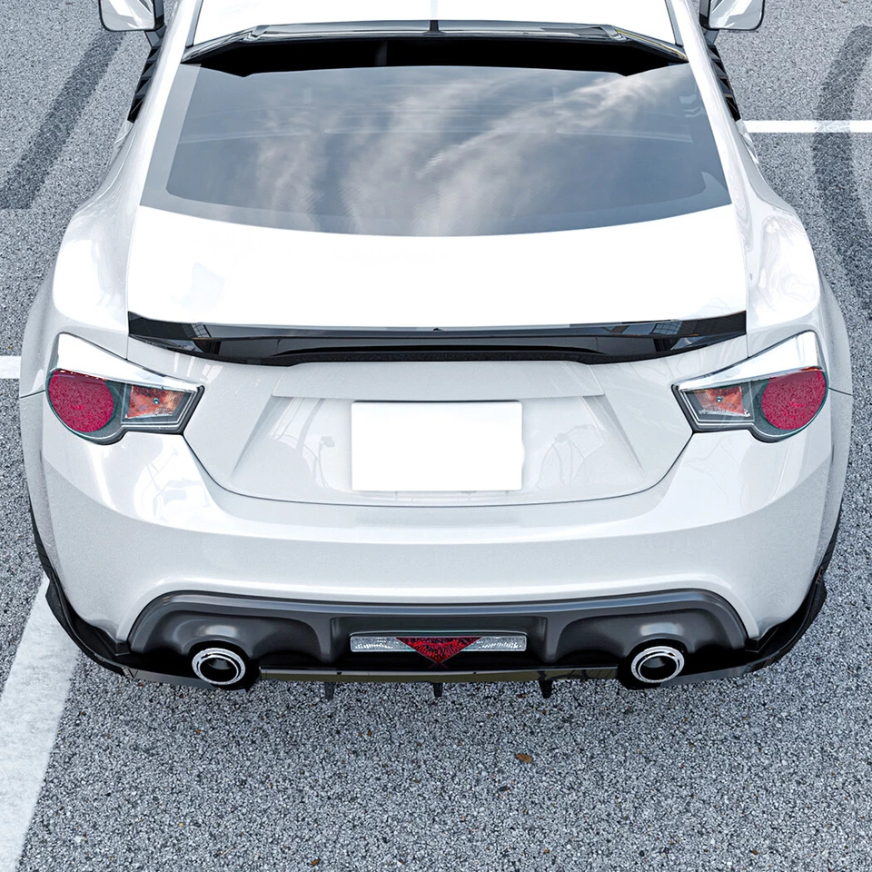Difusor trasero estilo JDM 3 PIEZAS para 13-20 Scion FR-S / Subaru BRZ 13-16 Toyota GT86 Foto 4 de 4