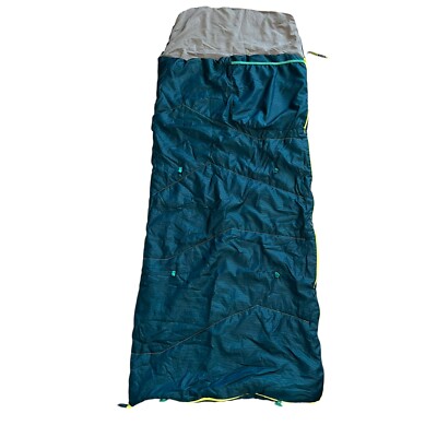 Decathlon Quechua MH100 Junior Sleeping Bag Teal Gray 10