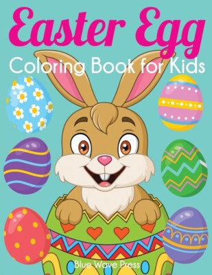 Easter Egg Coloring Book for Kids: Big Easter Coloring Book with More Than ...