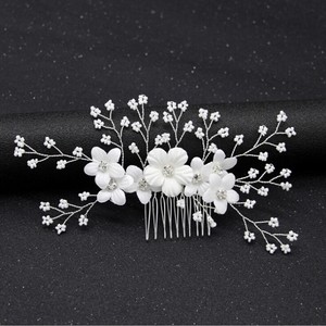 1pc Bridal Rhinestone Flower Hair Comb Wedding Hair Accessories