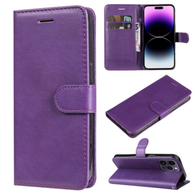 For iPhone 17 Pro Max 16 15 14 13 12 11 7 Magnetic Leather Flip Card Wallet Case