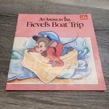 Vintage McDonald's Happy Meal Book - An American Tail Fievel's Boat Trip