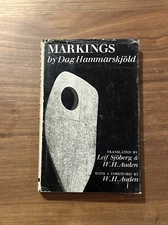 Markings HC DJ Dag Hammarskjold HC DJ Faber UK Edition Fifth Impression