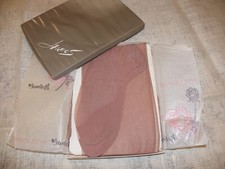 VINTAGE VAN RAALTE SEAMED STOCKINGS NEW IN PKG. THIGH HIGH BEIGE 10