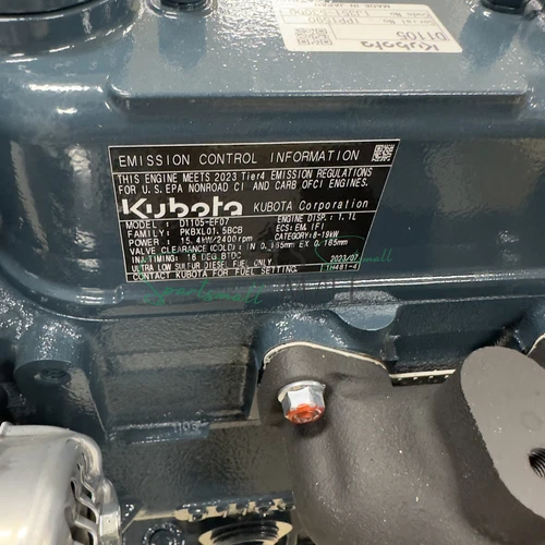 Conjunto MOTOR D1105-EF07 2400 rpm 15,4 KW para motor original Kubota D1105 - Imagen 6 de 7