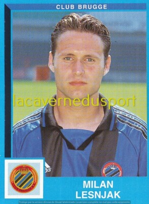 075 MILAN LESNJAK # CLUB BRUGGE STICKER PANINI FOOTBALL BELGIUM 1999 2000