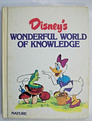 Disney's Wonderful World of Knowledge Nature 1982 hardback