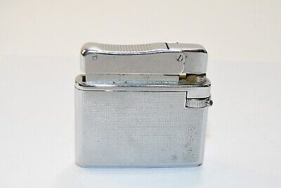 Cigarette Lighter Poly Gaz Century Collectible Silver Japan Cigarette Lighter Poly Gaz Century Collectible Silver Japan